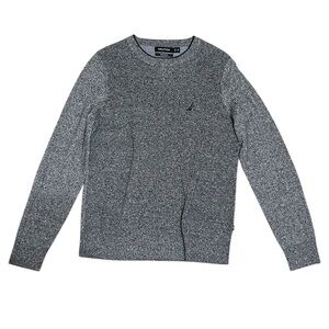 Nautica Men's Charcoal Crewneck Sweater